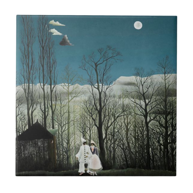 Carreau Henri Rousseau - Soirée de Carnaval (Devant)
