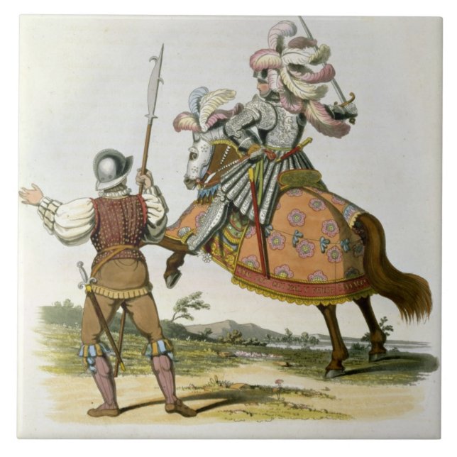 Carreau Henry VII, roi d'Angleterre (1457-1509) et un (Devant)