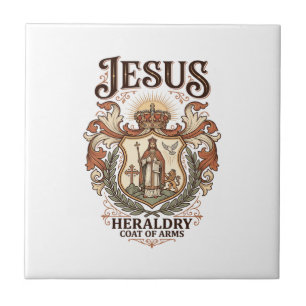 Carreau Héraldique de Jésus Blason Héraldique de Jésus Bla