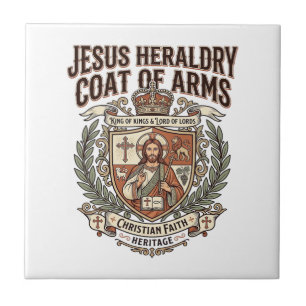 Carreau Héraldique de Jésus Blason Héraldique de Jésus Bla