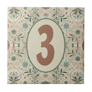 Carreau Herbe Boho personnalisable