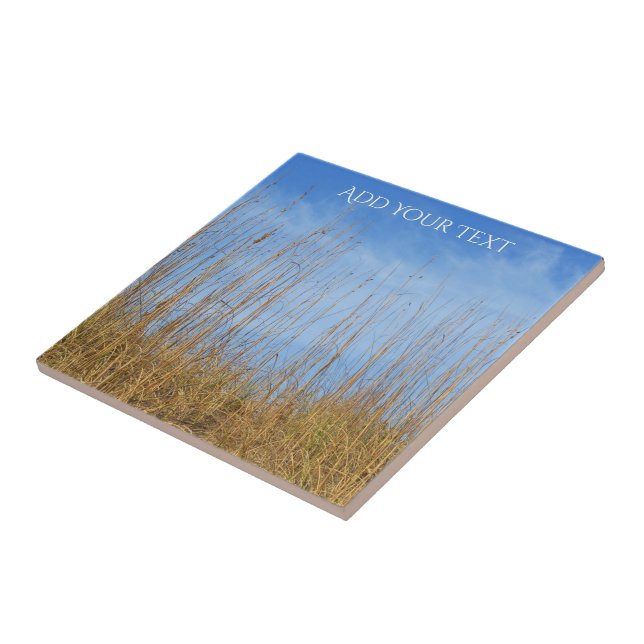Carreau Herbe de plage par Shirley Taylor (Côté)