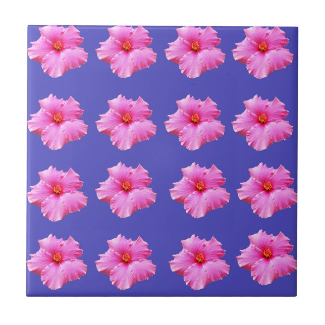 Carreau Hibiscus Summer Breeze,_ (Devant)