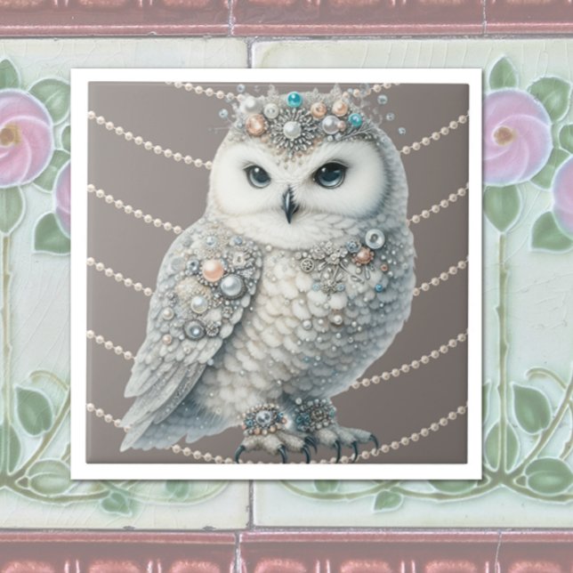 Carreau Hibou élégant (Créateur téléchargé)