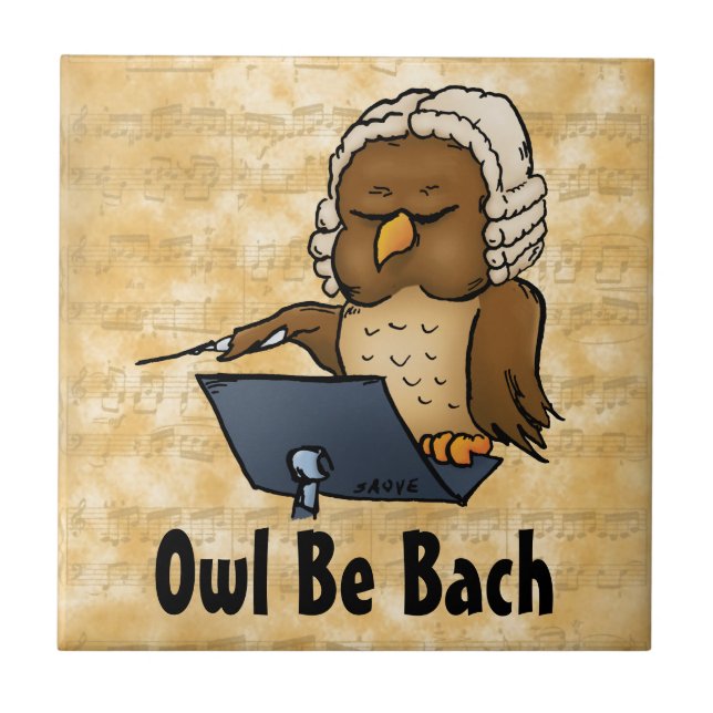 Carreau Hibou sera Bach (Devant)