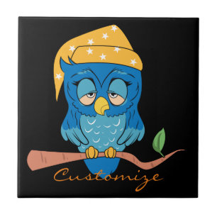 Carreau Hibou somnolent Thunder_Cove