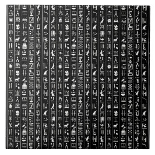 Carreau Hiéroglyphes Égyptiens En Carrelage En Céramique B