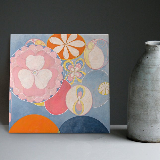 Carreau Hilma Af Klint Enfance Les Dix Plus Grands N° 2 (Créateur téléchargé)