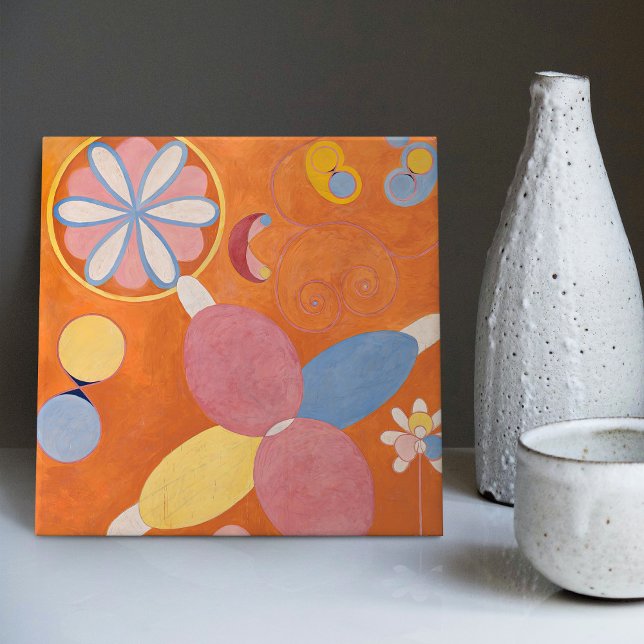 Carreau Hilma Af Klint Les Dix Plus Grands N° 4 Abstraits (Créateur téléchargé)