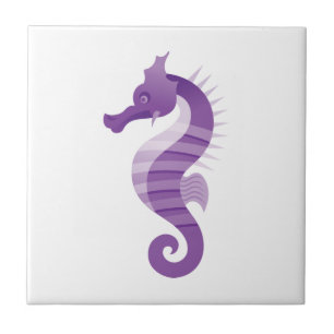 Carreau Hippocampe pourpre
