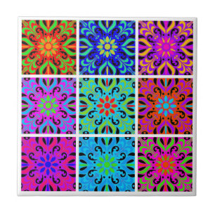 Carreau Histoire colorée du Maroc contemporain