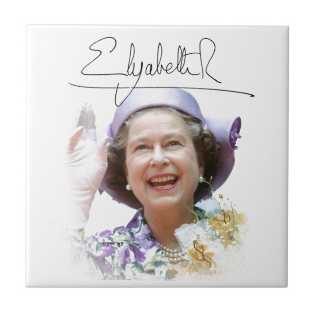 Carreau HM Queen Elizabeth II (Devant)
