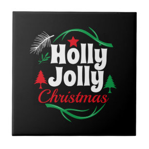 Carreau Holly Jolly Christmas