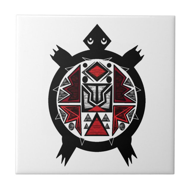 Carreau Hommage aux tortues (Devant)