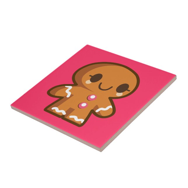 Carreau Homme de pain d'épices mignon (Côté)