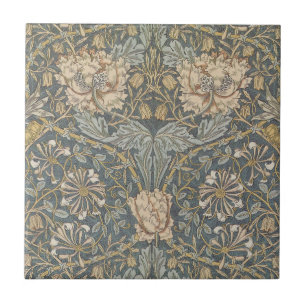Carreau Honeysuckie par William Morris, Vintage Flowers Ar