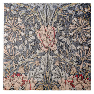 Carreau Honeysuckle Print (par William Morris)