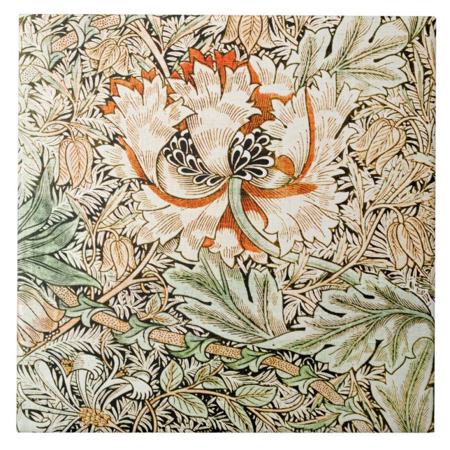 Carreau Honeysuckle, William Morris (Devant)