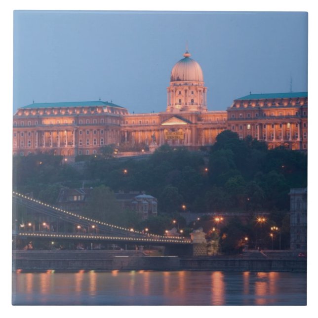 Carreau HONGRIE, Budapest : Pont Szechenyi (à chaînes), (Devant)