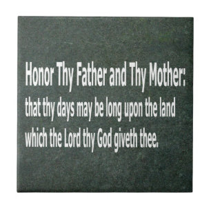 Carreau Honorez Thy père et Thy mère