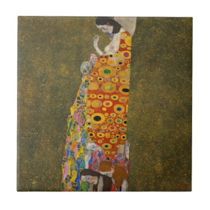 Carreau Hope II de Gustav Klimt, Art Nouveau vintage