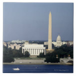 Carreau Horizon de Washington DC avec le capitol des USA<br><div class="desc">AssetID : 115580114/{Hisham Ibrahim}/horizon de Washington DC avec le bâtiment de capitol des USA</div>