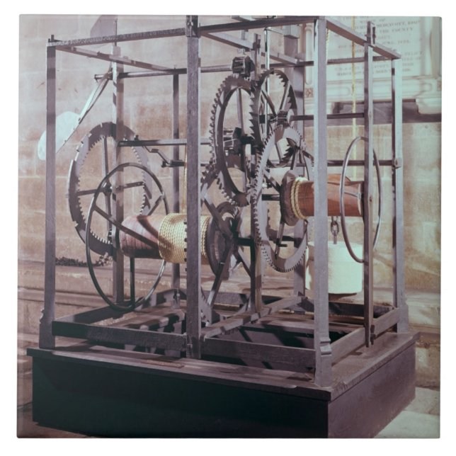 Carreau Horloge de cathédrale faite pour la tour à (Devant)