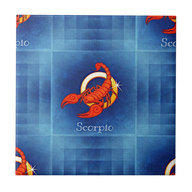 Carreau horoscope de scorpio (Devant)