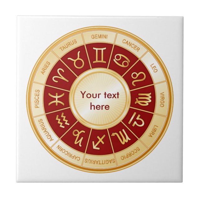 Carreau Horoscope Mandala (Devant)