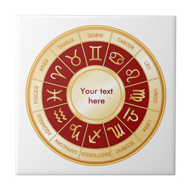 Carreau Horoscope Mandala (Devant)