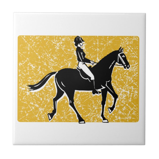 Carreau Horse et cavalier anglais (Devant)