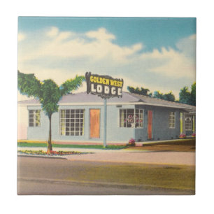 Carreau Hôtel vintage, Golden West Lodge Motel