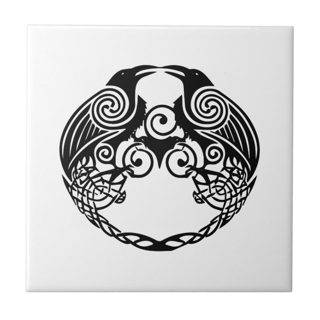 Carreau Huggin et muninn (Devant)