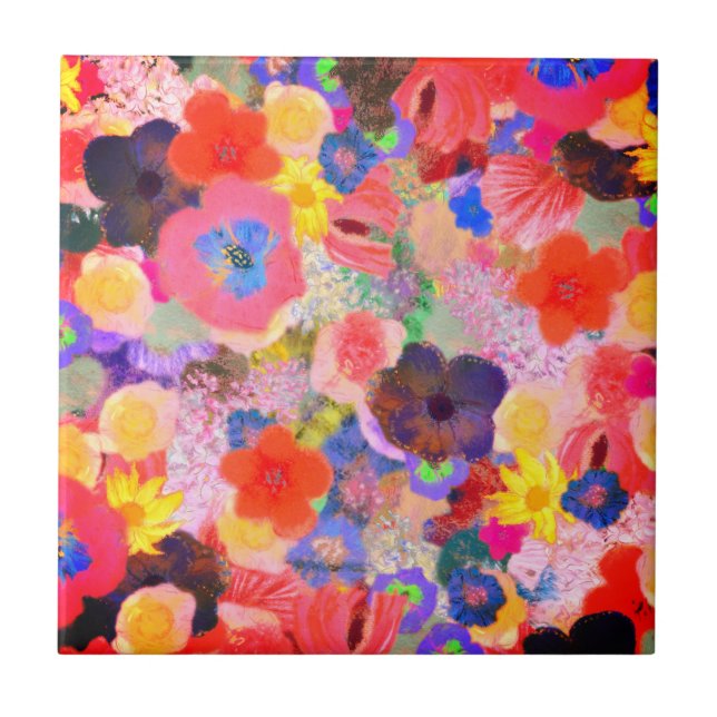 Carreau Huiles de fleurs (Devant)