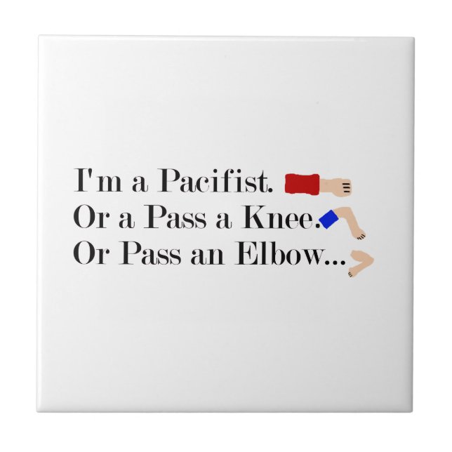 Carreau Humour pacifiste mixed martial art (Devant)