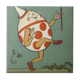 Carreau Humpty Dumpty, Vintage Mère Goose Nursery Rhyme