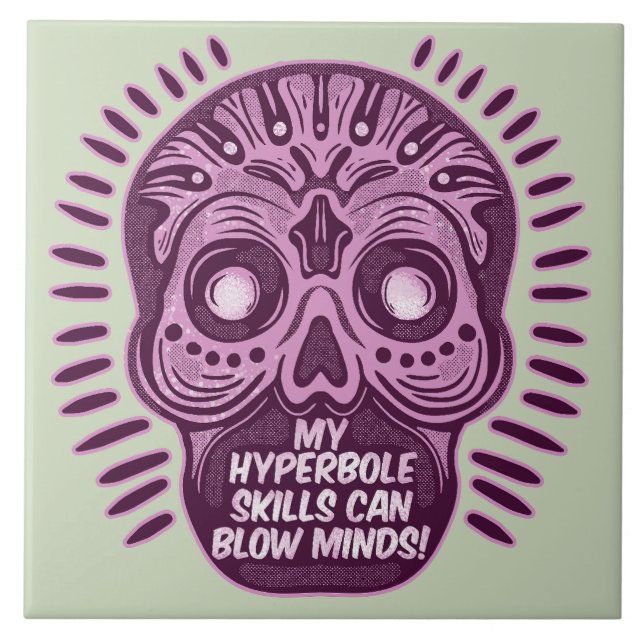 Carreau Hyperbole Funny ANGLAIS LANGUE (Devant)