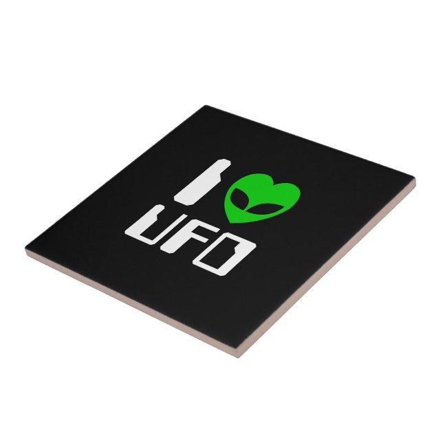 Carreau I Alien Heart UFO (Côté)