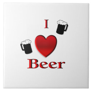 Carreau I Heart Beer Design