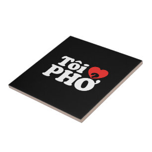 Carreau I Heart (Love) Pho (Tôi PHỞ)