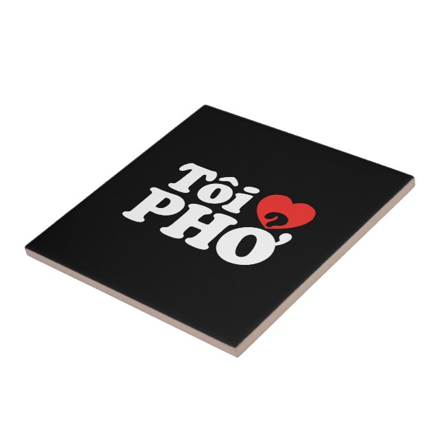 Carreau I Heart (Love) Pho (Tôi PHỞ) (Côté)