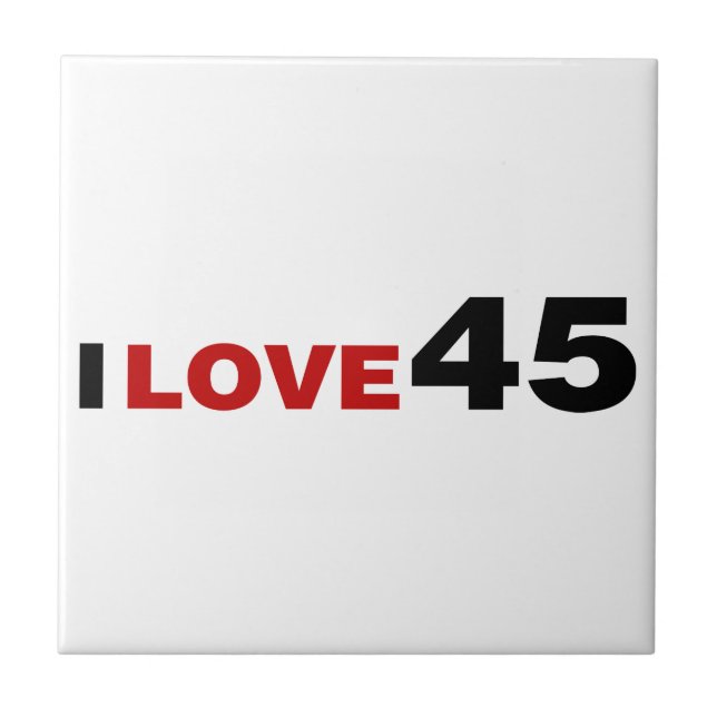 Carreau I Love 45 (Devant)