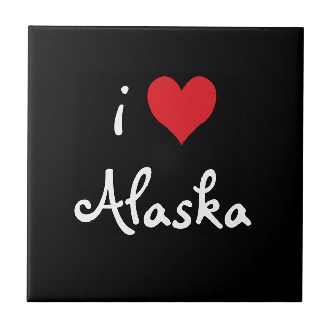 Carreau I Love Alaska Tile (Devant)