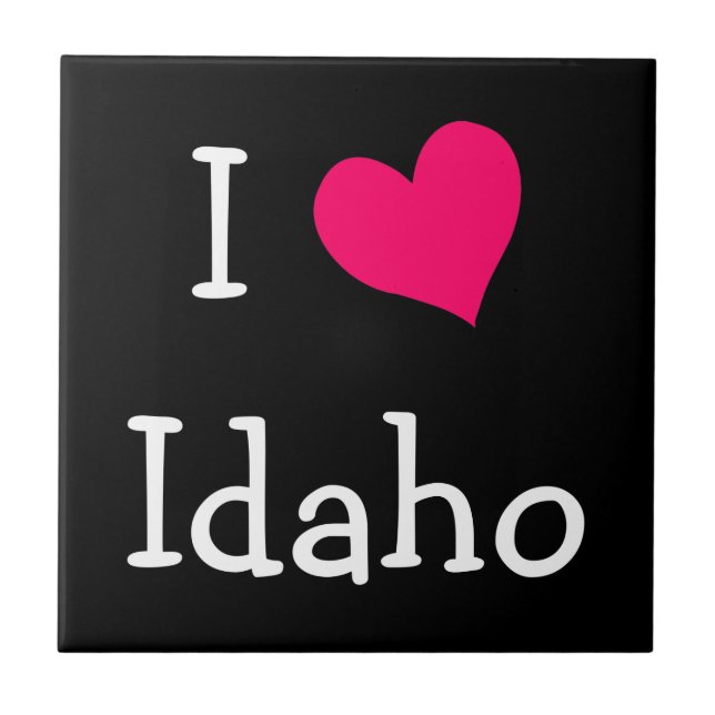 Carreau I Love Idaho (Devant)