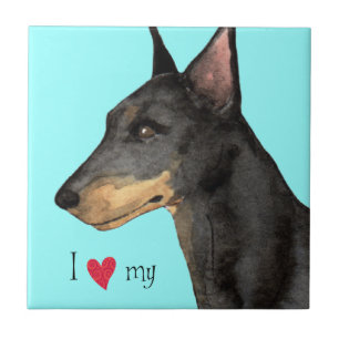 Carreau I Love my Manchester Terrier