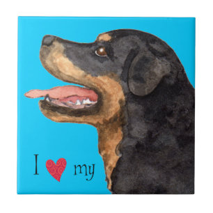 Carreau I Love my Rottweiler