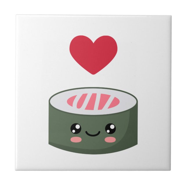 Carreau I love Sushi (Devant)