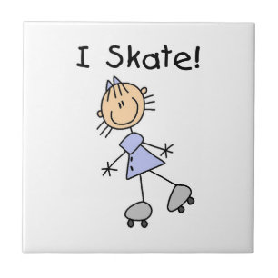 Carreau I Skate Girl Roller Skater