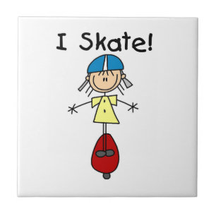 Carreau I Skate Skateboard Girl