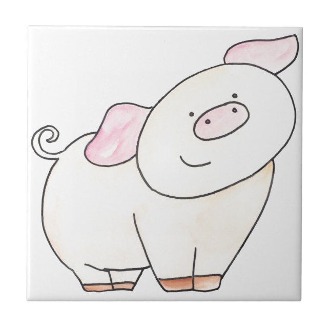 Carreau Ici vous regarde coupe-circuit de porc par (Devant)